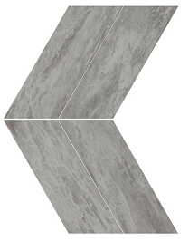 Мозаика Marvel Bardiglio Grey Chevron Lappato (AS1U) 