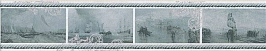 STG/B209/15016 Ньюпорт Корабли зеленый бордюр