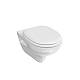 XPRO.B.seat.02/WHT Сиденье XPRO slim с микролифтом, белое глянцевое