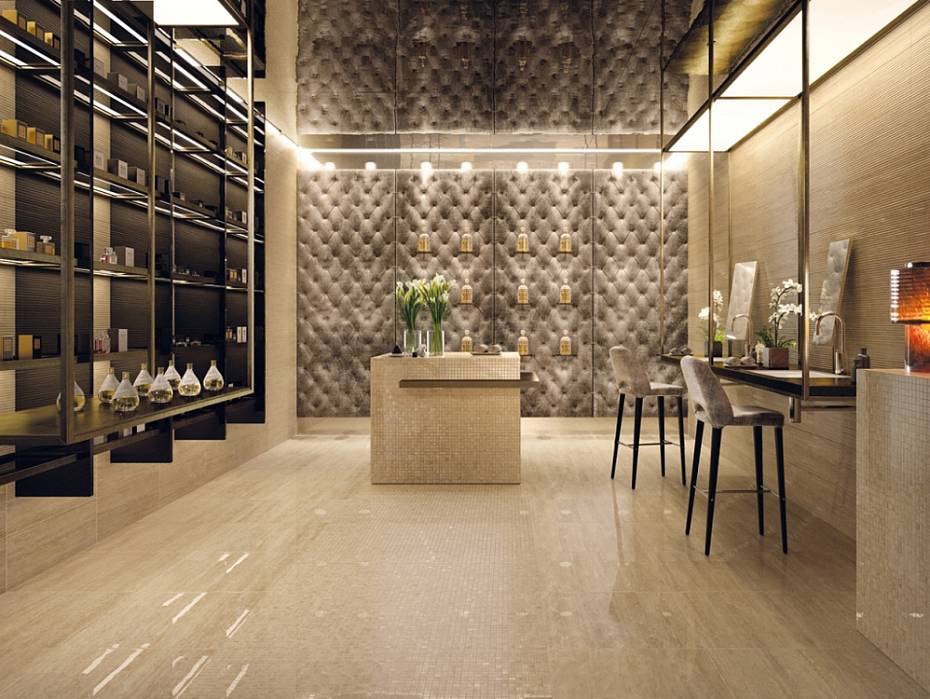 Интерьер Travertino/Травертино от Italon Интерьер Travertino/Травертино от Italon