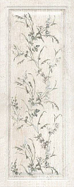 7188 Кантри Шик белый панель декорированный 20*50 керамический декор