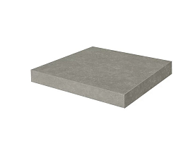 KM6012G0171RGCA Ступень угловая клееная Касабланка HP серый матовый обрезной 33x33x0,9