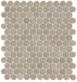Мозаика Nobu Grey Gres Round Mosaico Matt (fRNL)