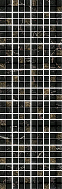 MM12111 Астория черный мозаичный 25*75 керамический декор
