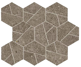 Мозаика Boost Stone Taupe Mosaico Hex (A7CX)  