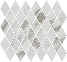 T054/48016 Монте Тиберио мозаичный бежевый светлый глянцевый 37,5x35x1 декор