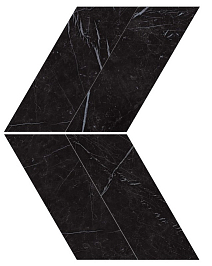 Мозаика Marvel Nero Marquina Chevron Lappato (AS1W) 