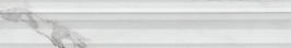 BLC038R Багет Коррер белый глянцевый обрезной 30x5x1,9 бордюр