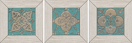 ID57 Меранти белый мозаичный 13x13 керамический декор