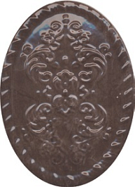 OBA010 Версаль коричневый 12*16 керамический декор