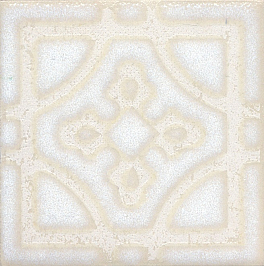 STG/B406/1266H Амальфи орнамент белый 9,8*9,8 вставка