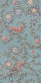 KMP2STA004BR3X Панно Райский сад бирюзовый матовый обрезной (из 3-х частей 60x119,5x0,9) 180x119,5x0,9