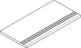 Ступень Авангард Блэк закругленная грип 30x120 (620040000189)