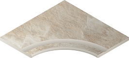 Бортик Манетик Уайт 60x60 с выемкой угловой закруглённый 30 X2 (620090000196)