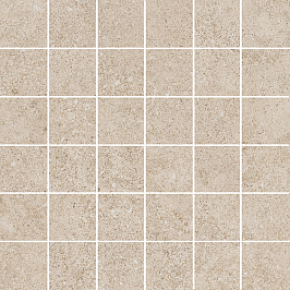 KMD2MSA012BR Руссильон мозаичный бежевый матовый обрезной 30x30x0,9 декор