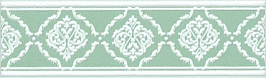 STG/D562/6307 Петергоф зеленый 25*7,7 керамический бордюр