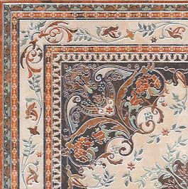 HGD/A174/SG1550L Мраморный дворец ковёр угол лаппатированный 40,2x40,2 керамический декор