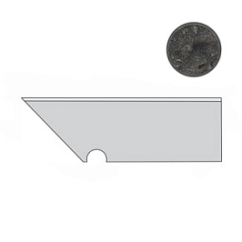 Плинтус Aix  Fumée Battiscopa Sag.Sx. (A0SQ) 