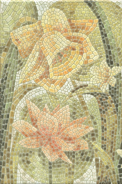 HGD/A145/880L Летний сад Лилии лаппатированный 20*30 керамический декор