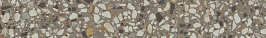 KM6060G0011RBT6 Плинтус Бричиола серый матовый обрезной 60x9,5x0,9