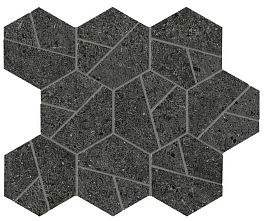 Мозаика Boost Stone Tarmac Mosaico Hex (A7C2)  