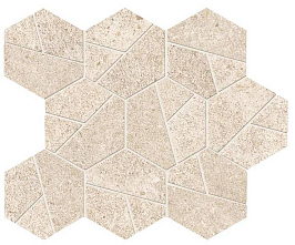 Мозаика Boost Stone Ivory Mosaico Hex (A7CU)  
