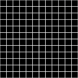 20071 (1.066м 12пл) Темари черный матовый 29,8*29,8 мозаика