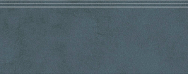 FMF019R Плинтус Чементо синий темный матовый обрезной 30x12x1,3